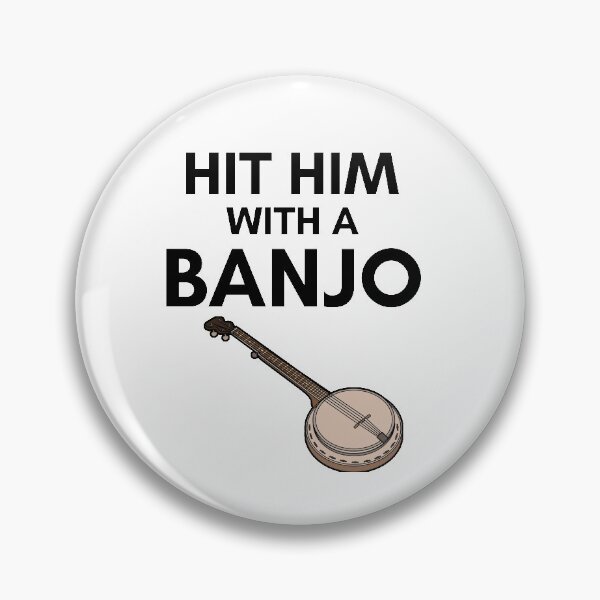 Item preview, That 70s' Show-Inspired "Hit Him With A Banjo" designed and sold by mulberrydragon.