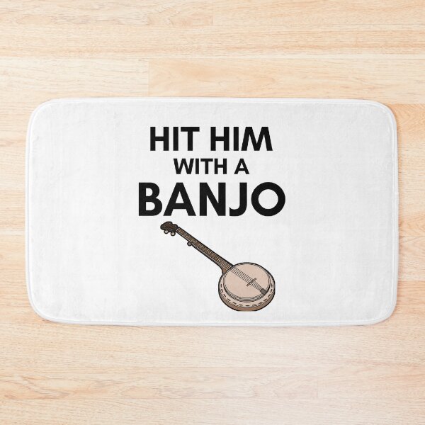 Item preview, That 70s' Show-Inspired "Hit Him With A Banjo" designed and sold by mulberrydragon.