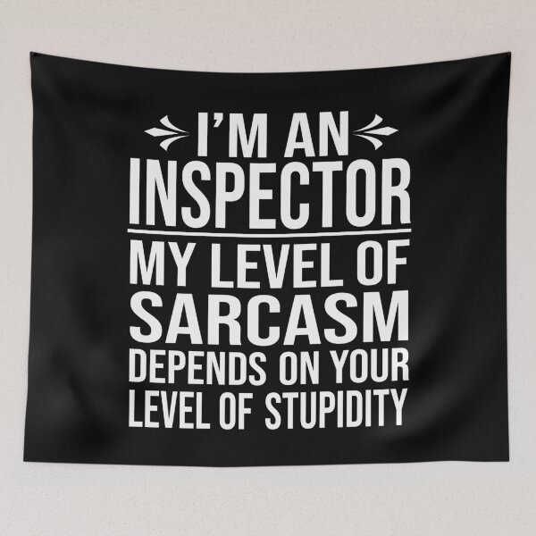 Item preview, inspector saying funny inspector gift designed and sold by alaechamlal.