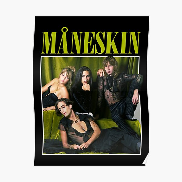 MANESKIN Måneskin merchandising Poster