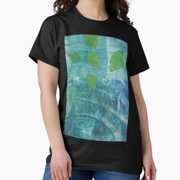 A Collage of Abstract Mono Prints Classic T-Shirt
