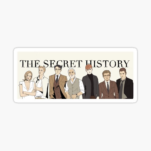 The Secret History Gang  Sticker for Sale by Allileu