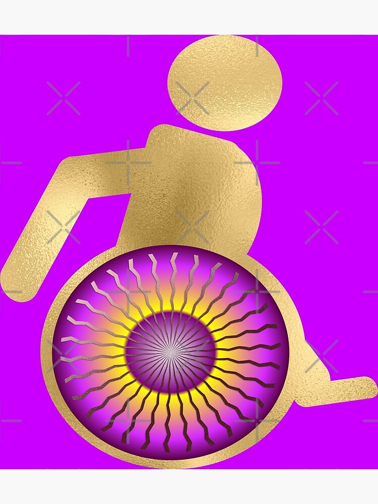 "Wheelchair WHEELCHAIR USERS" Poster for Sale by minimalartstory