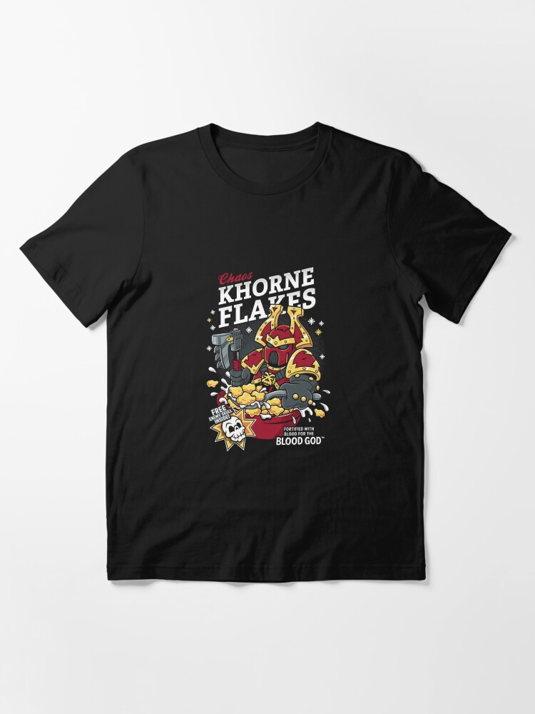 Alternate view of Chaos Khorne Flakes Essential T-Shirt