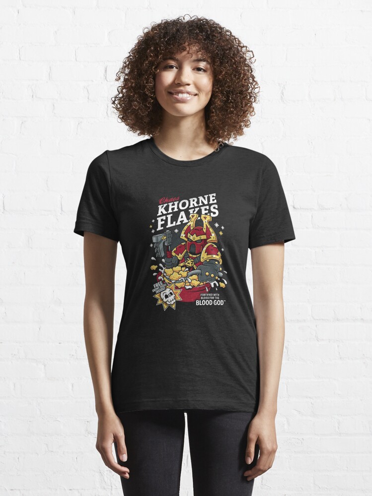 Alternate view of Chaos Khorne Flakes Essential T-Shirt