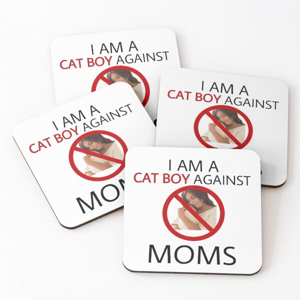 Item preview, Catboys Against Moms Meme designed and sold by sapphic-magick.
