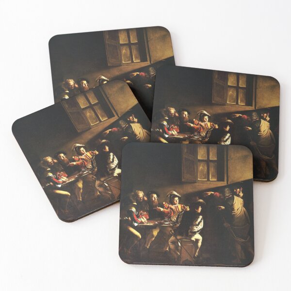 Item preview, Caravaggio The Calling Of Saint Matthew designed and sold by JDesigningMO.