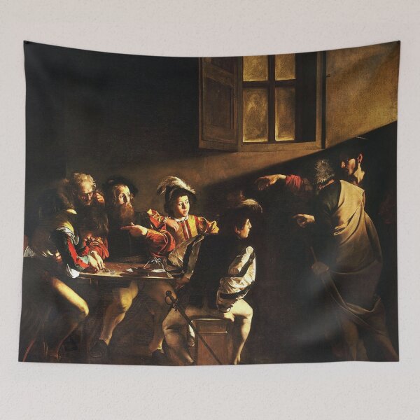Item preview, Caravaggio The Calling Of Saint Matthew designed and sold by JDesigningMO.