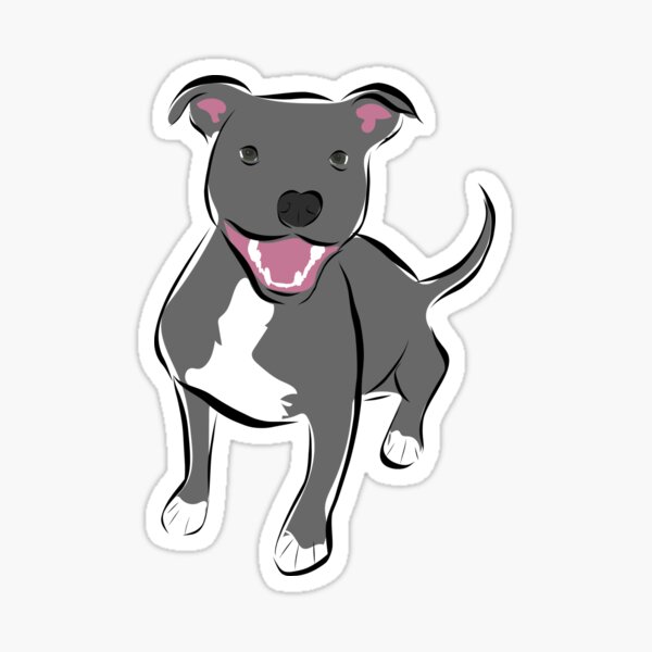 Item preview, Smiling Pitbull designed and sold by AlfredaMortimer.