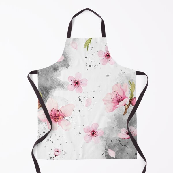 Item preview, Cherry Blossom Splash Flowers Gray designed and sold by Tonia Henry.