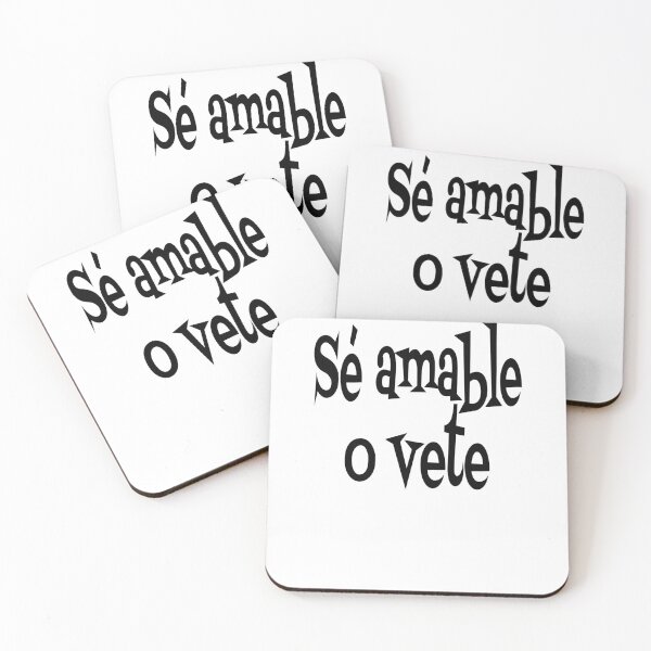 Item preview, Se amable o vete designed and sold by magicdecor.