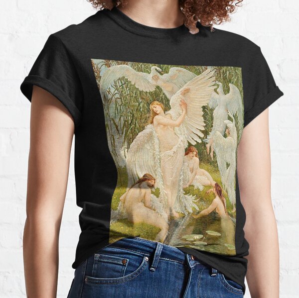 “Swan Maidens” by Walter Crane (1887) Classic T-Shirt