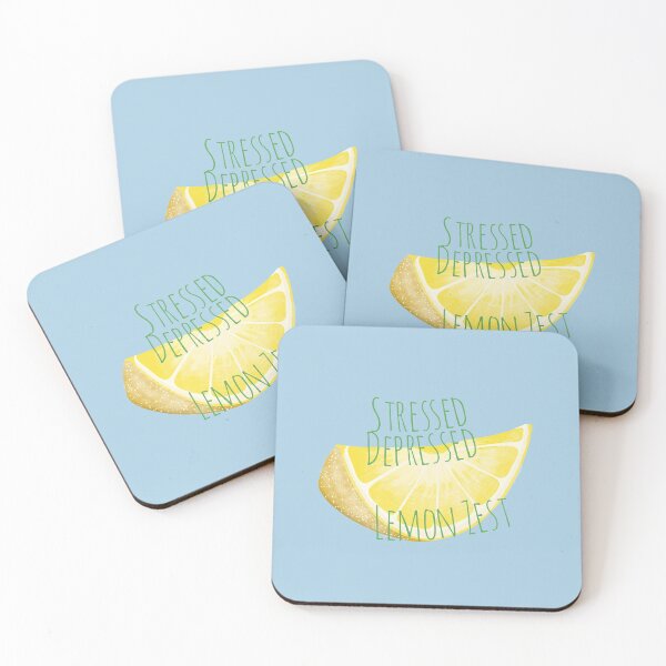 Item preview, Stressed Depressed Lemon Zest - Sice of Lemon designed and sold by CreativeArts Studio.