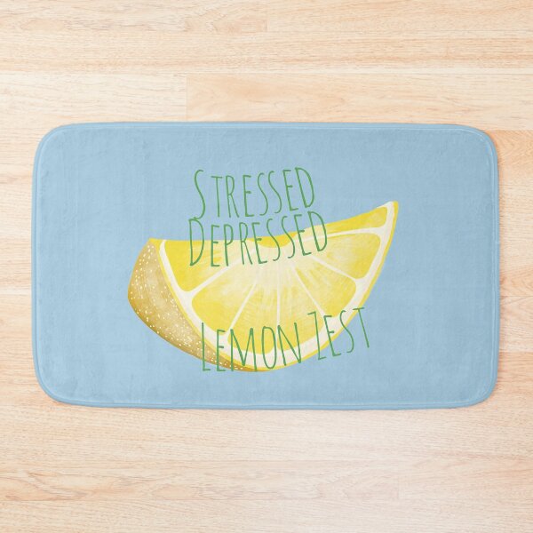 Item preview, Stressed Depressed Lemon Zest - Sice of Lemon designed and sold by CreativeArts Studio.