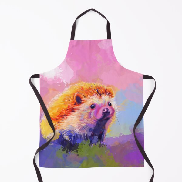 Item preview, Sweet Hedgehog - cute animal colorful painting designed and sold by Flo Art Studio.