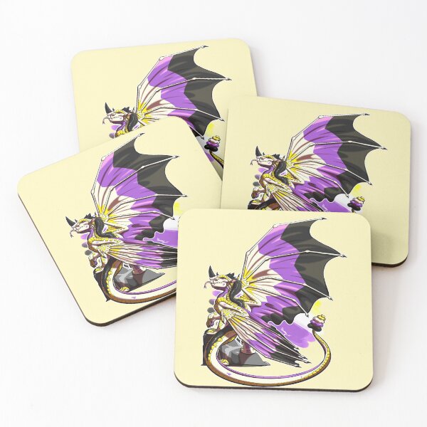 Item preview, Nonbinary Pride Dragon designed and sold by Kimberly Holbrook Arts.
