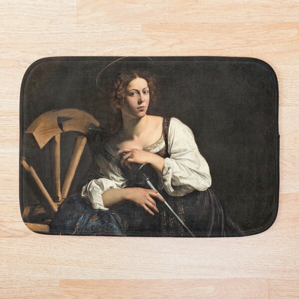 Aperçu de l'œuvre Sainte Catherine d'Alexandrie par le Caravage créée et vendue par JDesigningMO.