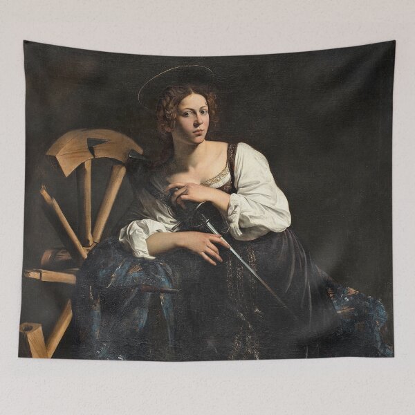 Item preview, Saint Catherine Of Alexandria By Caravaggio designed and sold by JDesigningMO.