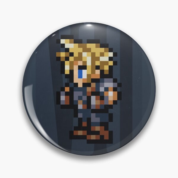Item preview, Final Fantasy VII - Cloud Sprite designed and sold by SpriteZone.