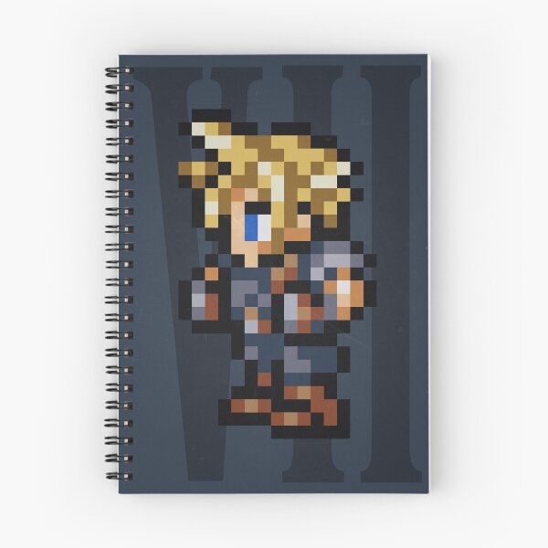 Item preview, Final Fantasy VII - Cloud Sprite designed and sold by SpriteZone.