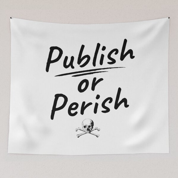 Item preview, Publish Or Perish - Funny Uni Professor, Funny Full Professor, Tenured AF, Associate Professor, Assistant Professor designed and sold by jadedscientist.