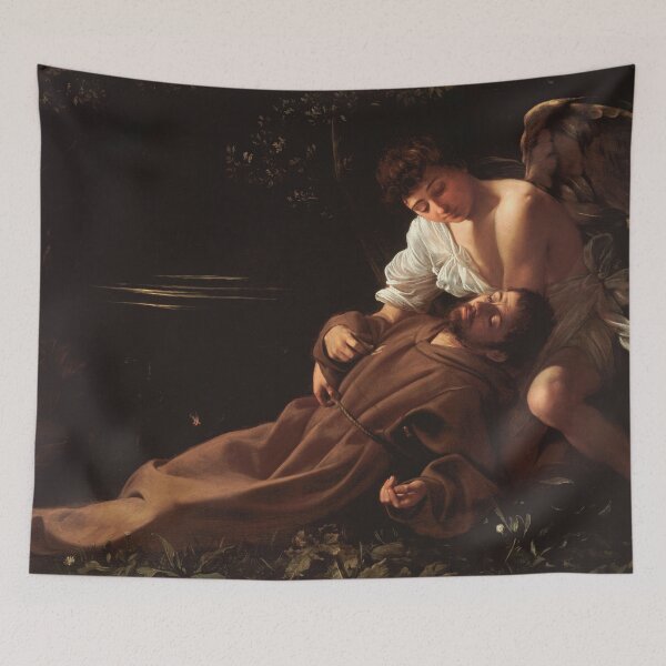 Item preview, Michelangelo Merisi Da Caravaggio Saint Francis Of Assisi In Ecstasy designed and sold by JDesigningMO.