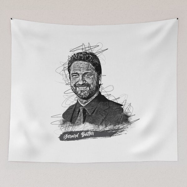 Item preview, Gerard Butler Abstract Sketch Art, Gerard Butler designed and sold by graphic-genie.