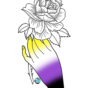 Artwork thumbnail, Nonbinary Pride by Tattoo Arts Collective