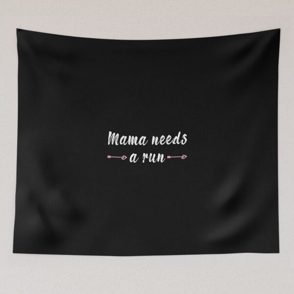 Item preview, Mama Needs A Run Funny Sayings Running Mom Long Sleeve Shirt designed and sold by allahamher.