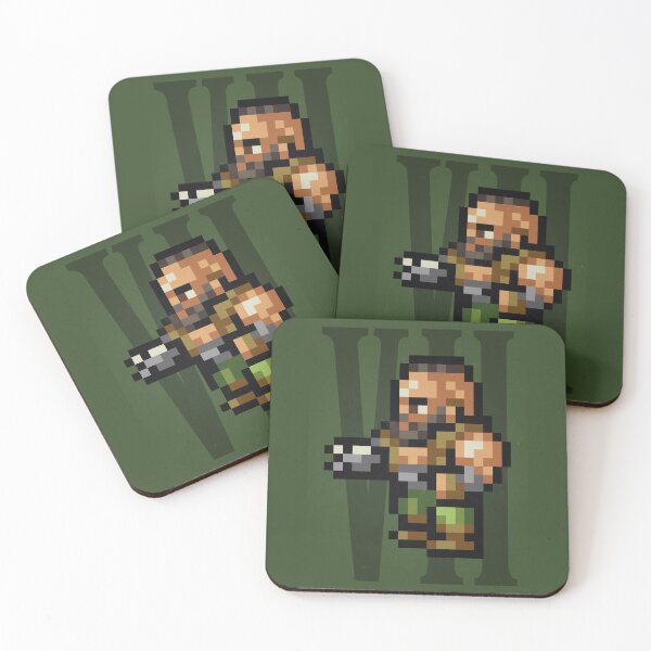 Item preview, Final Fantasy VII - Barret Sprite designed and sold by SpriteZone.