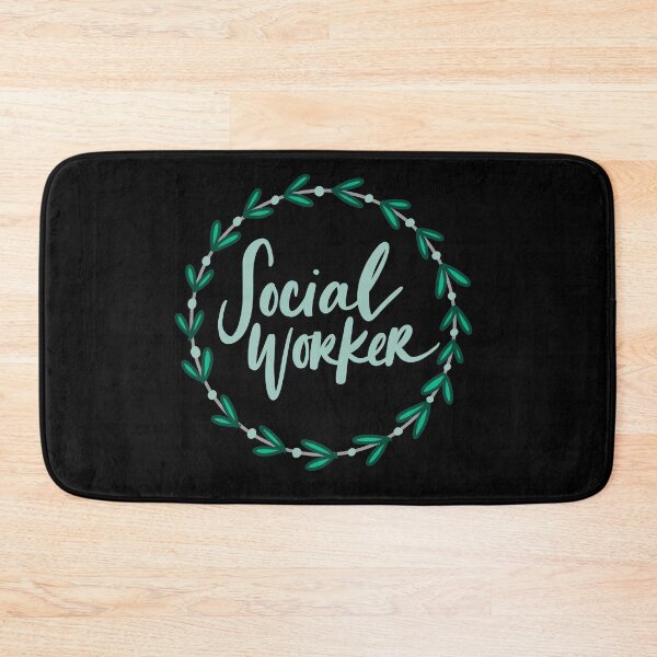 Item preview, Social worker floral wreath designed and sold by Cedarrue.