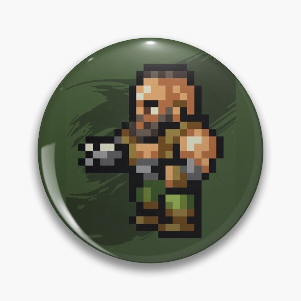 Item preview, Final Fantasy VII - Barret Sprite designed and sold by SpriteZone.