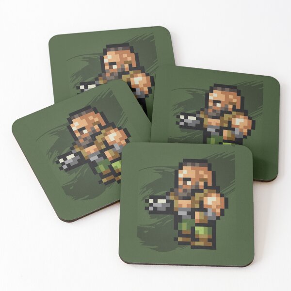 Item preview, Final Fantasy VII - Barret Sprite designed and sold by SpriteZone.