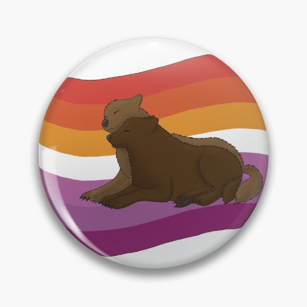 Item preview, Lesbian Pride Brown Wolves designed and sold by MBach528.