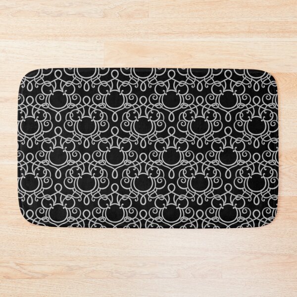 Item preview, Hidden mouse scroll silver on black designed and sold by Sharilea.