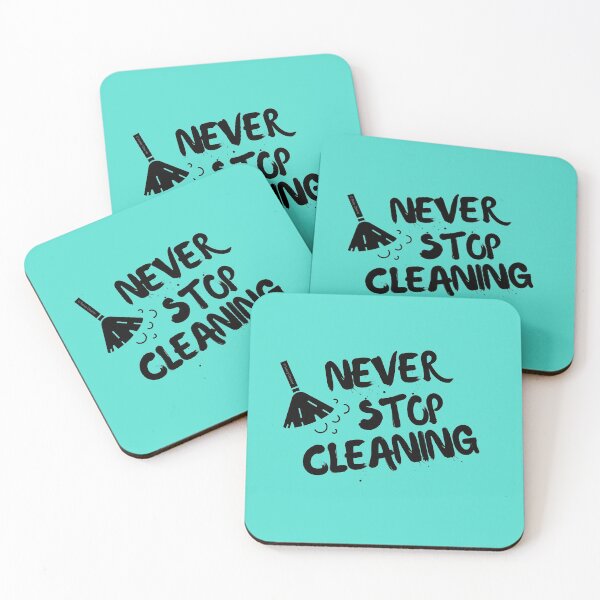 Item preview, Never Stop Cleaning Graffiti Housekeeper Inspiration Duster Gifts designed and sold by SavvyCleaner.