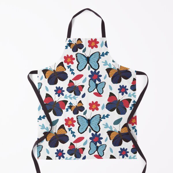 Item preview, Butterfly pattern apron designed and sold by artbymjohnston.