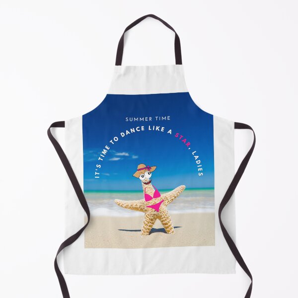 Item preview, Summer time, it is time to dance like a star, ladies - Funny Bikini Seastar on the sand beach designed and sold by missionbear.