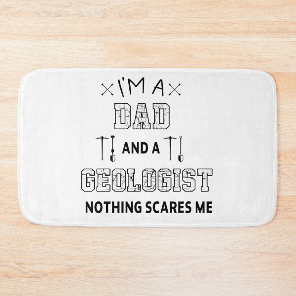 Item preview, Proud geologist dad , I'm a dad and a geologist nothing scares me , father's Day  , Funny Graphic, designed and sold by joygift369.