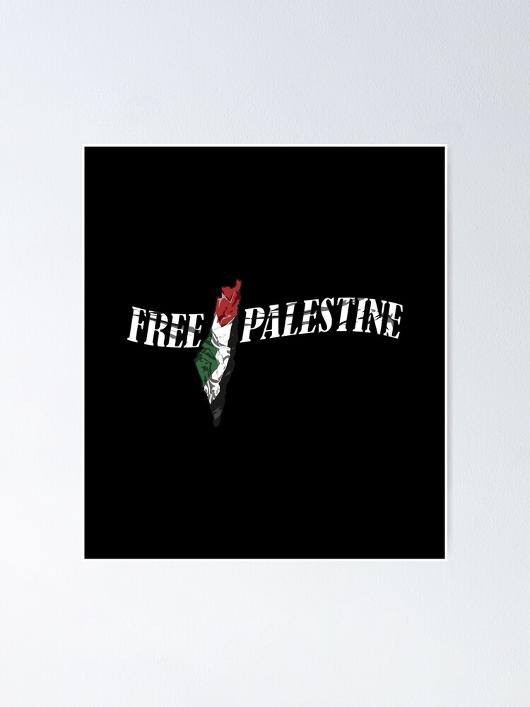 free-palestine-palestinian-flag-palestine-poster-for-sale-by-oltonomer8-redbubble for Free Printable Palestine Flag Printable Free Palestine Palestinian Flag Palestine
