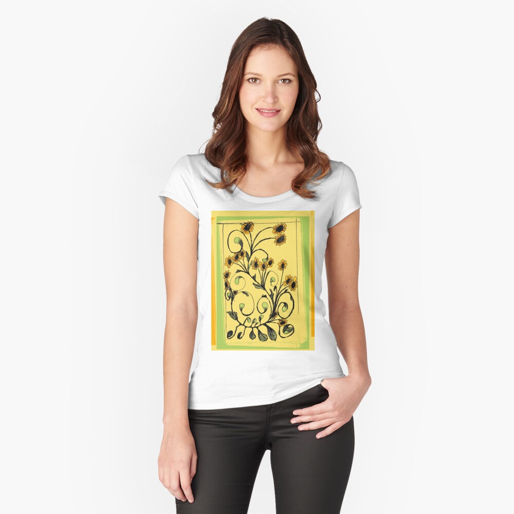 Item preview, Fitted Scoop T-Shirt designed and sold by michaelasamples.