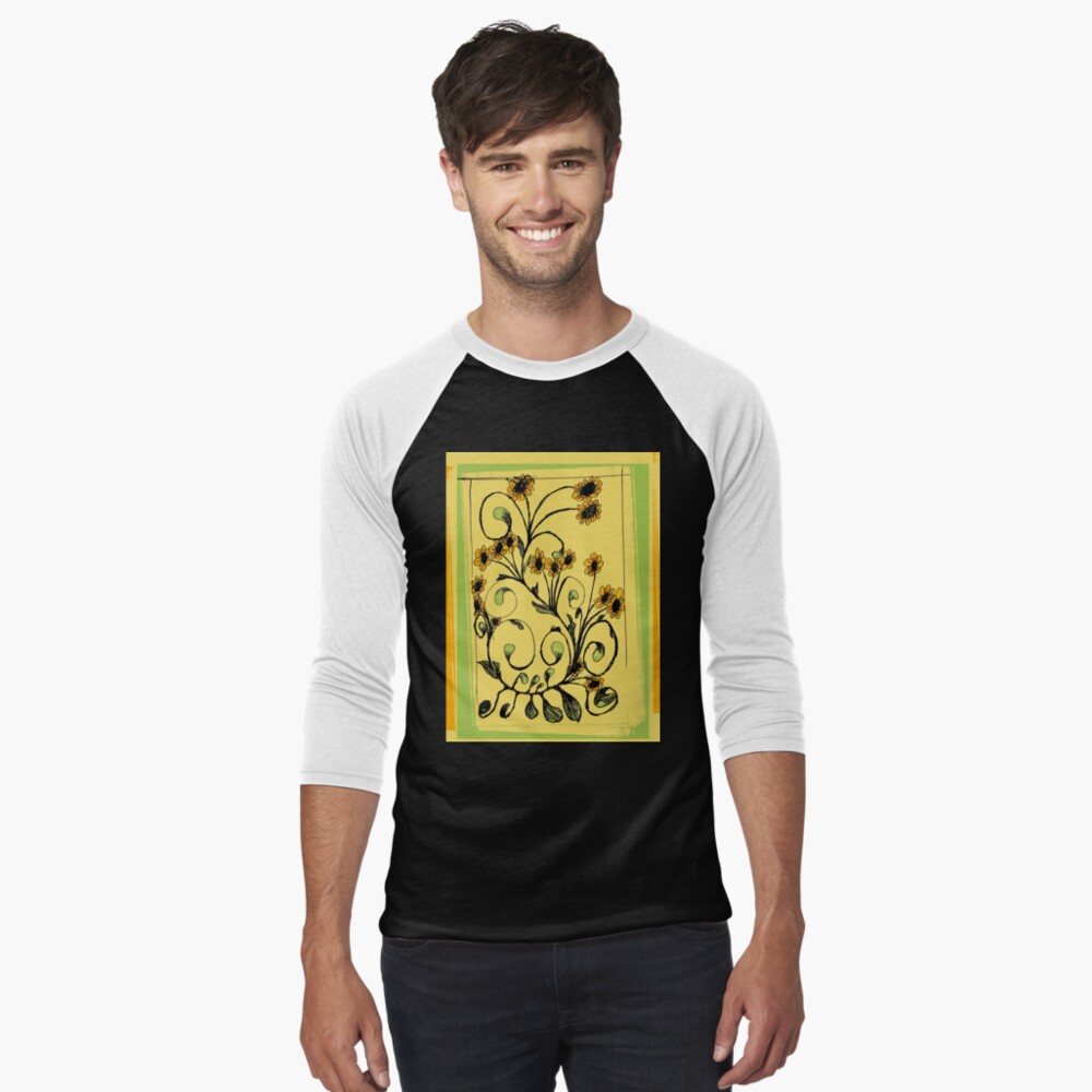 Item preview, Baseball ¾ Sleeve T-Shirt designed and sold by michaelasamples.