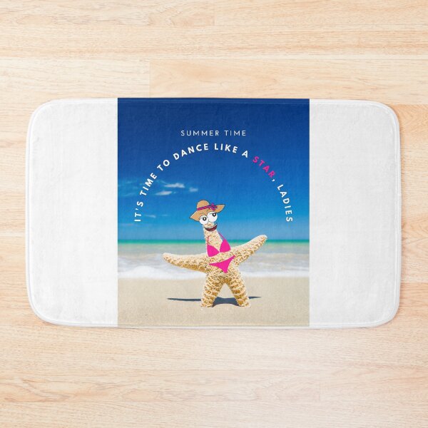 Item preview, Summer time, it is time to dance like a star, ladies - Funny Bikini Seastar on the sand beach  designed and sold by missionbear.