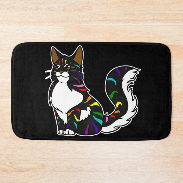 Item preview, Rainbow Pride Maine Coon designed and sold by Cat Herd.