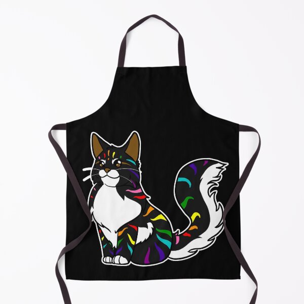 Item preview, Rainbow Pride Maine Coon designed and sold by Cat Herd.