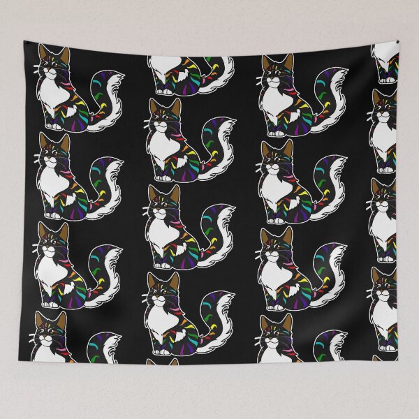 Item preview, Rainbow Pride Maine Coon designed and sold by Cat Herd.