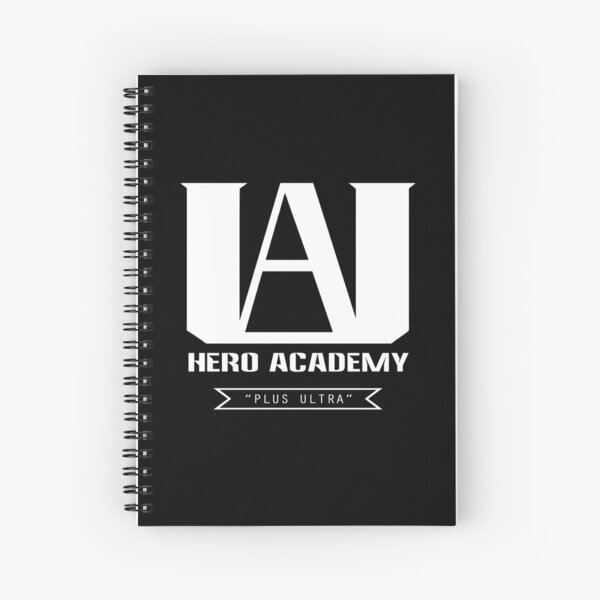 U.A. High Plus Ultra logo - (My Hero Academia, Boku no Hero Academia, BNHA) Spiral Notebook