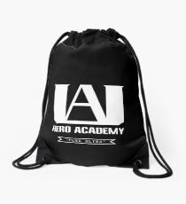 U.A. High Plus Ultra logo - (My Hero Academia, Boku no Hero Academia, BNHA) Drawstring Bag