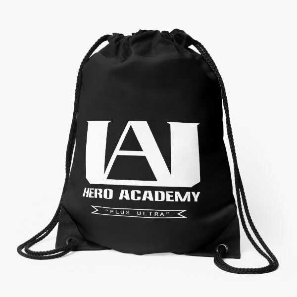 U.A. High Plus Ultra logo - (My Hero Academia, Boku no Hero Academia, BNHA) Drawstring Bag