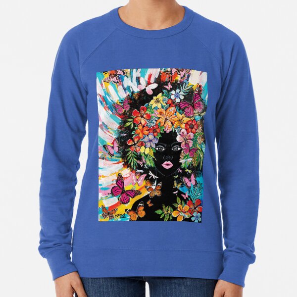 Tribute to Melanin - Blossom Lightweight Sweatshirt